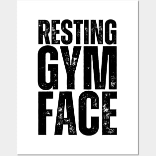 Resting Gym Face Posters and Art